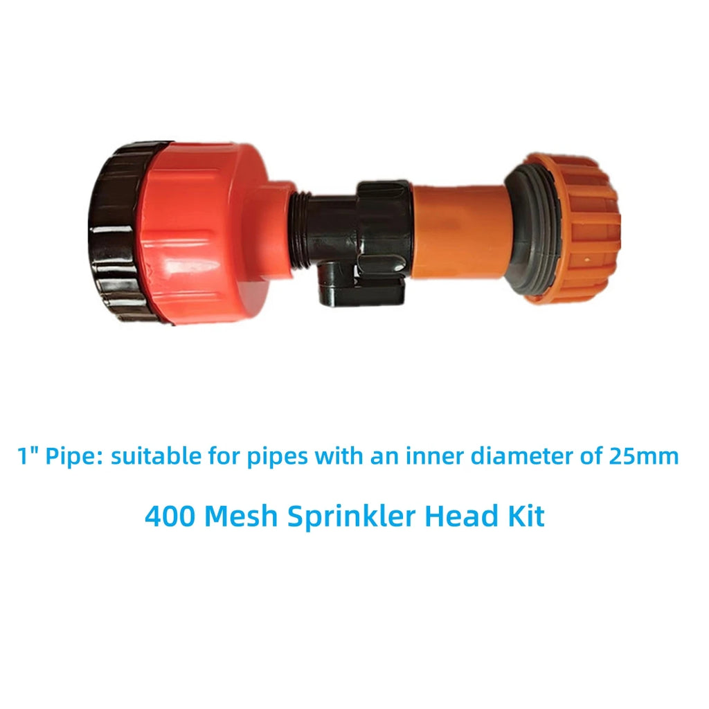 Durable Garden Sprinkler Head 400/1000/2000 Mesh Garden Greenhouse Sprayer Nozzle for 1/2" 3/4" 1" Water Pipe Watering Gun 1Pc