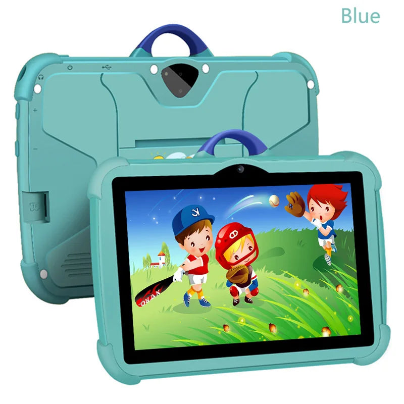 New 7 Inch Tablets 5G WiFi Pad Android 13 Quad Core 4GB RAM 64GB ROM Bluetooth Google Learning Education Kids Tablet PC 4000mAh