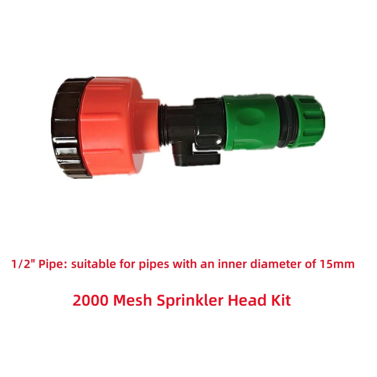 Durable Garden Sprinkler Head 400/1000/2000 Mesh Garden Greenhouse Sprayer Nozzle for 1/2" 3/4" 1" Water Pipe Watering Gun 1Pc