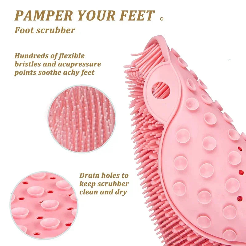 3D Silicone Foot & Back Scrubber