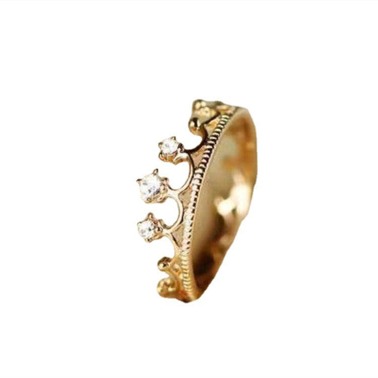 Women's Simple Fashion Crown-Shaped Ring