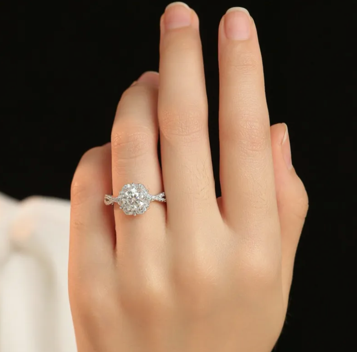 Women's Adjustable Diamond Ring