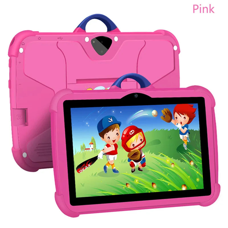 New 7 Inch Tablets 5G WiFi Pad Android 13 Quad Core 4GB RAM 64GB ROM Bluetooth Google Learning Education Kids Tablet PC 4000mAh