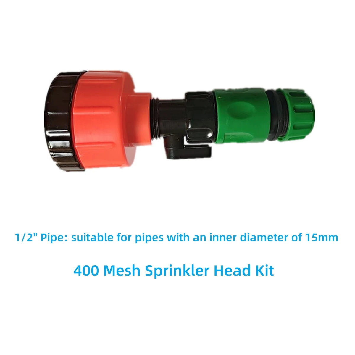 Durable Garden Sprinkler Head 400/1000/2000 Mesh Garden Greenhouse Sprayer Nozzle for 1/2" 3/4" 1" Water Pipe Watering Gun 1Pc