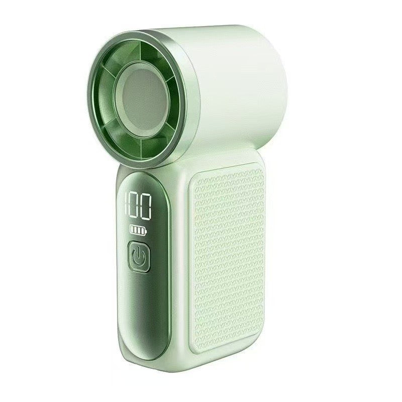 Mini USB Handheld Fan with Digital Display
