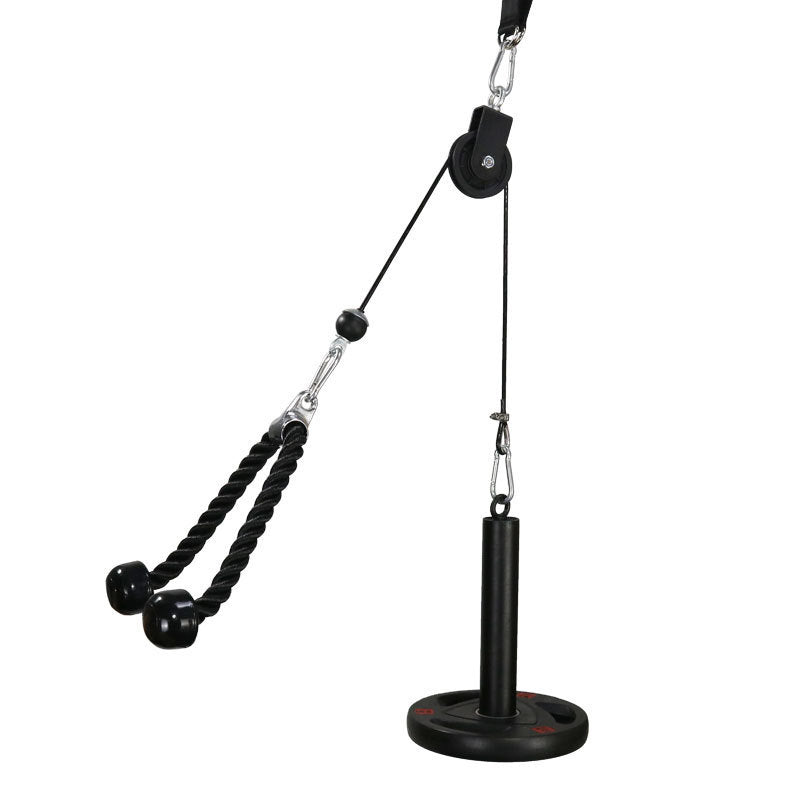 Homemade Fitness Equipment Home High Pull-down Training Wire Rope Pulley Accessories Pull Belt Triceps