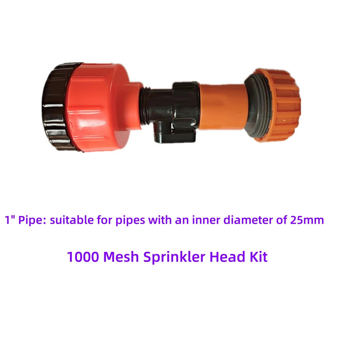 Durable Garden Sprinkler Head 400/1000/2000 Mesh Garden Greenhouse Sprayer Nozzle for 1/2" 3/4" 1" Water Pipe Watering Gun 1Pc
