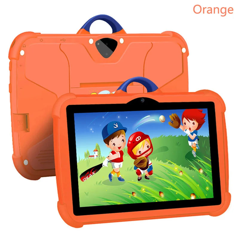 New 7 Inch Tablets 5G WiFi Pad Android 13 Quad Core 4GB RAM 64GB ROM Bluetooth Google Learning Education Kids Tablet PC 4000mAh